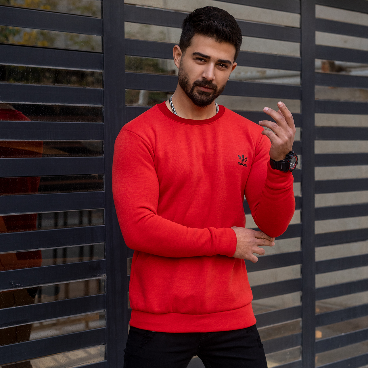 دورس مردانه Adidas قرمز مدل Zoka