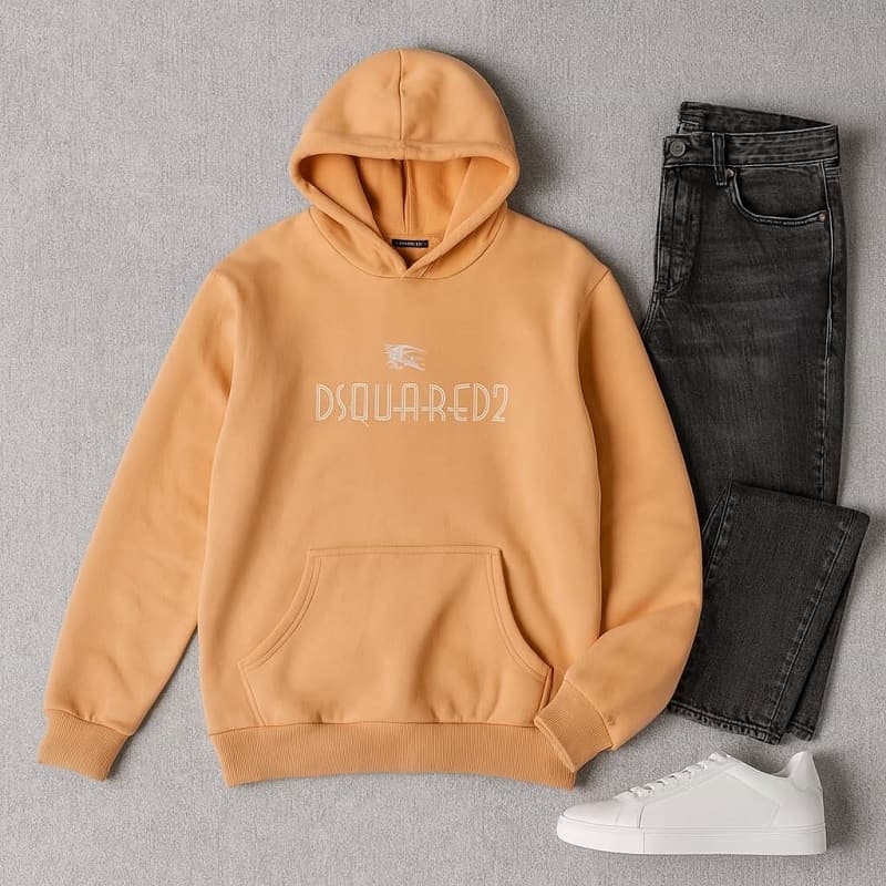 هودی مردانه کرم DSQUARED2 مدلBehrad