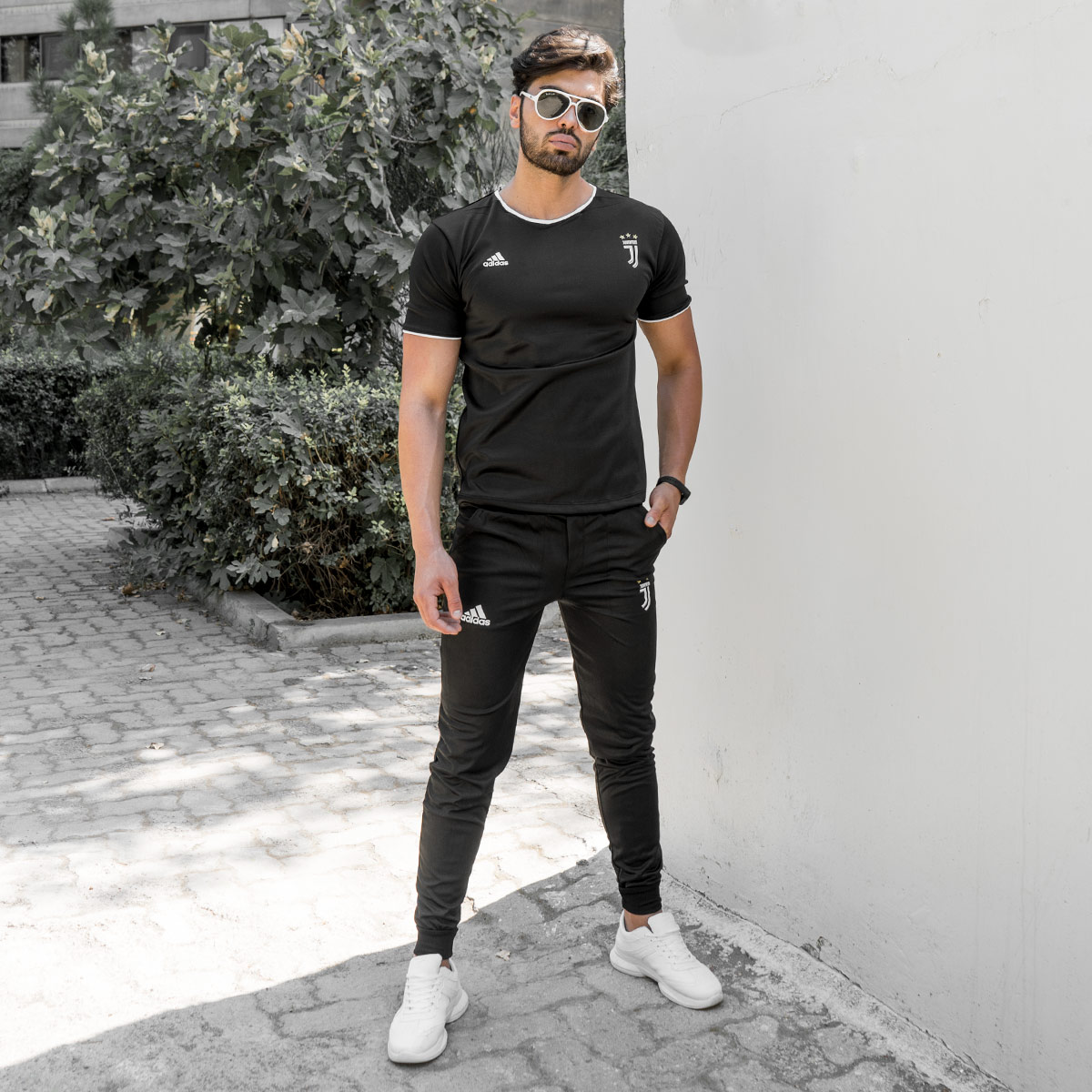 ست تیشرت شلوار یوونتوس مردانه مدلAron